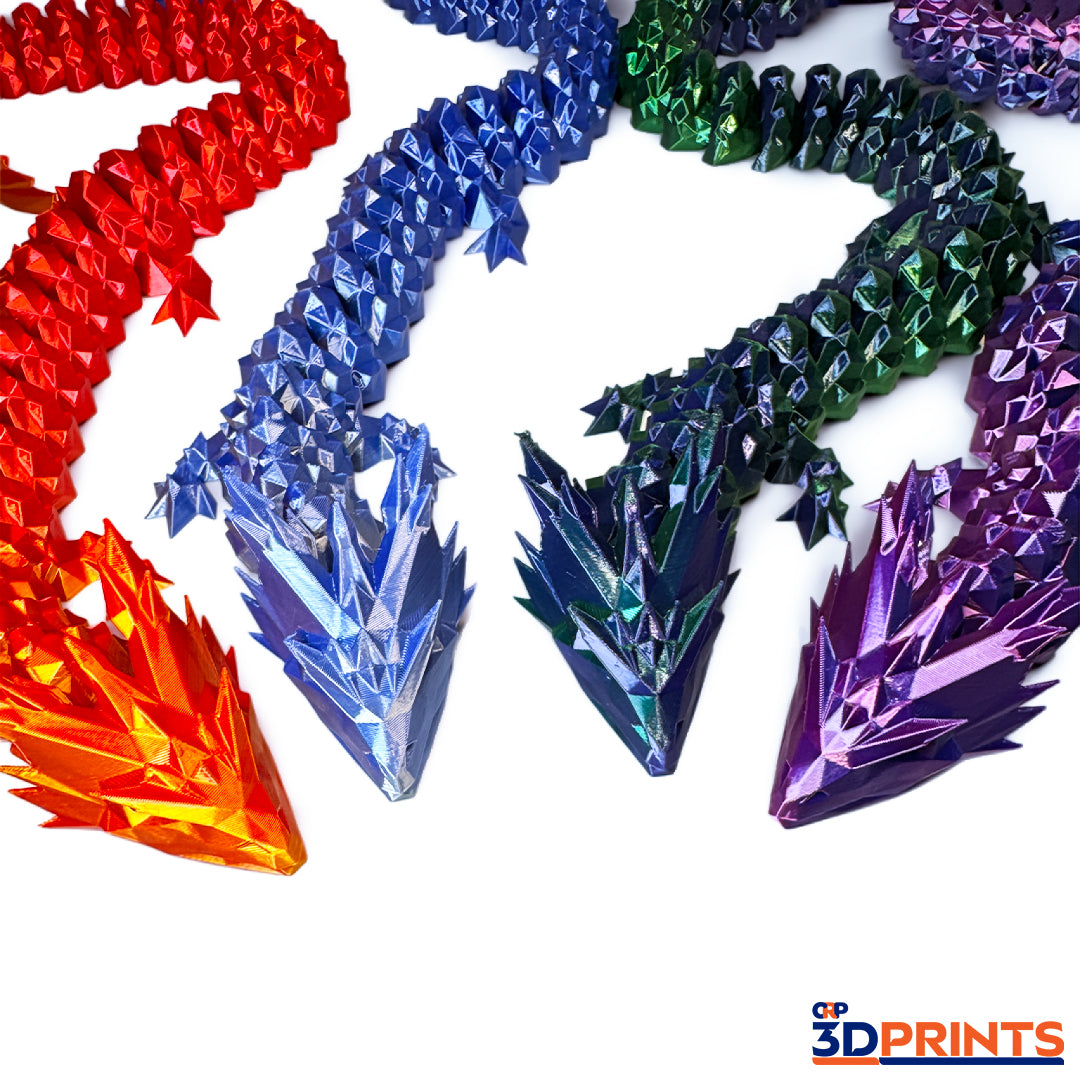 60cm Flexi Crystal Dragon
