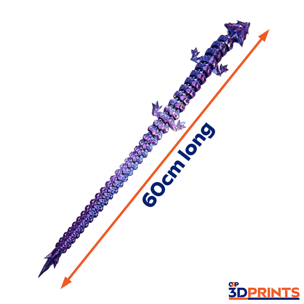 60cm Flexi Crystal Dragon