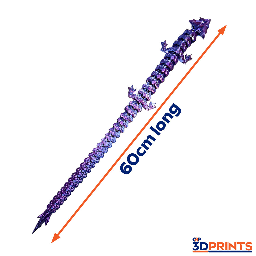 60cm Flexi Crystal Dragon