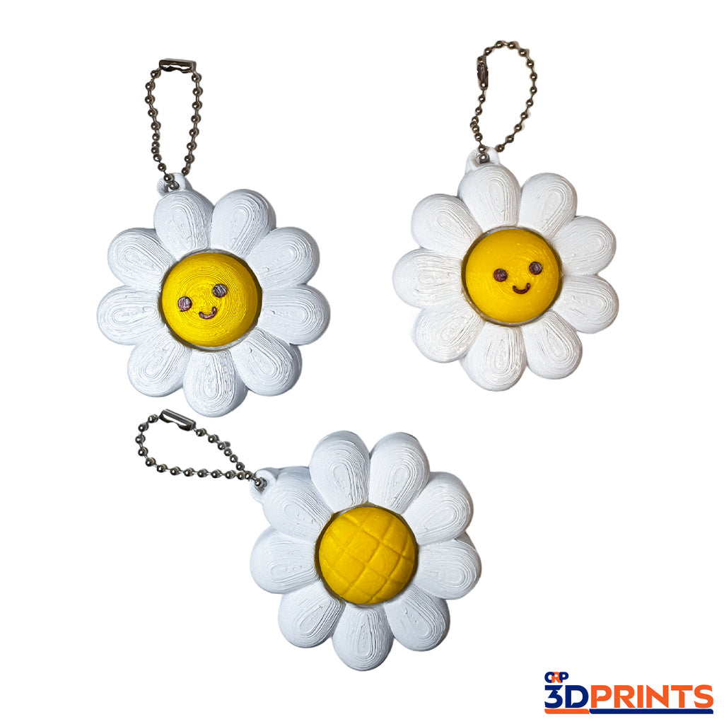 Flower Fidget Clicker Keyring