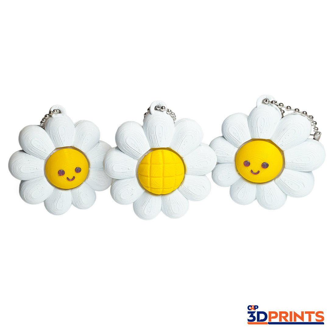 Flower Fidget Clicker Keyring