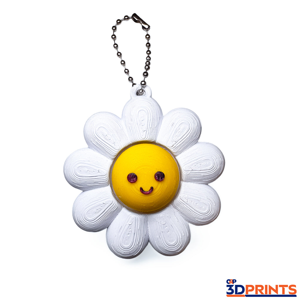 Flower Fidget Clicker Keyring
