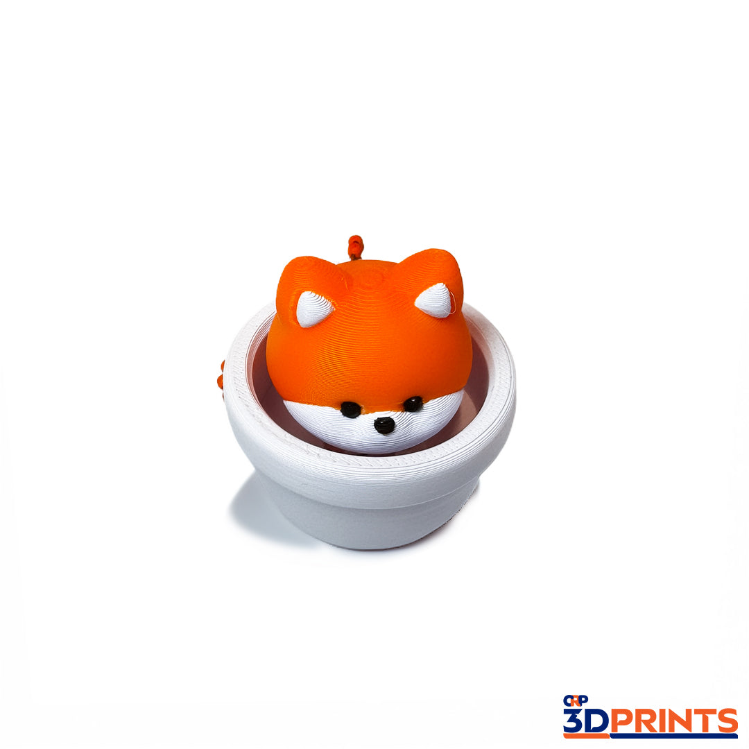 Fox in a Pot Fidget Clicker