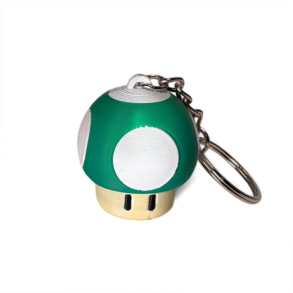 Mushroom Fidget Clicker Keyring