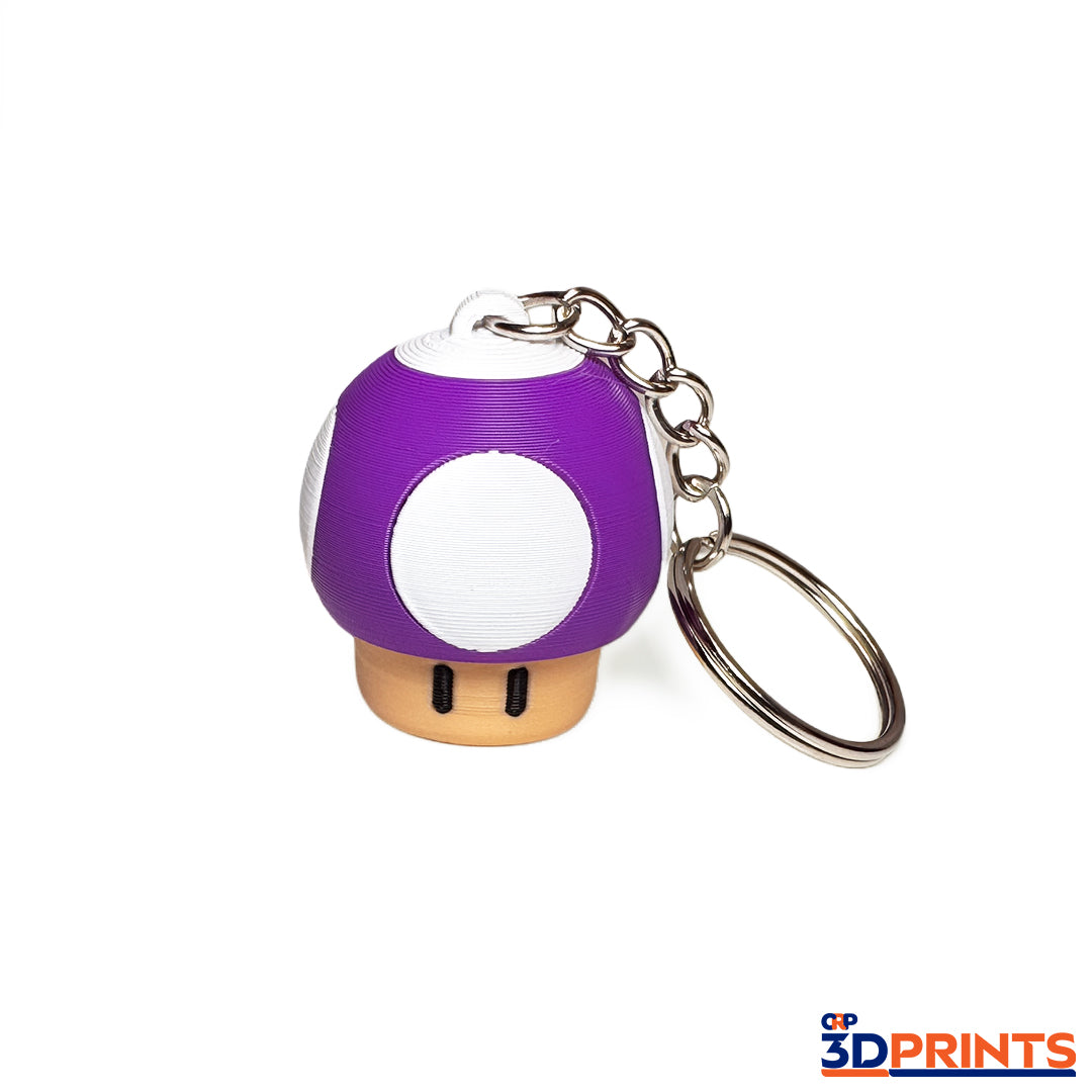 Mushroom Fidget Clicker Keyring