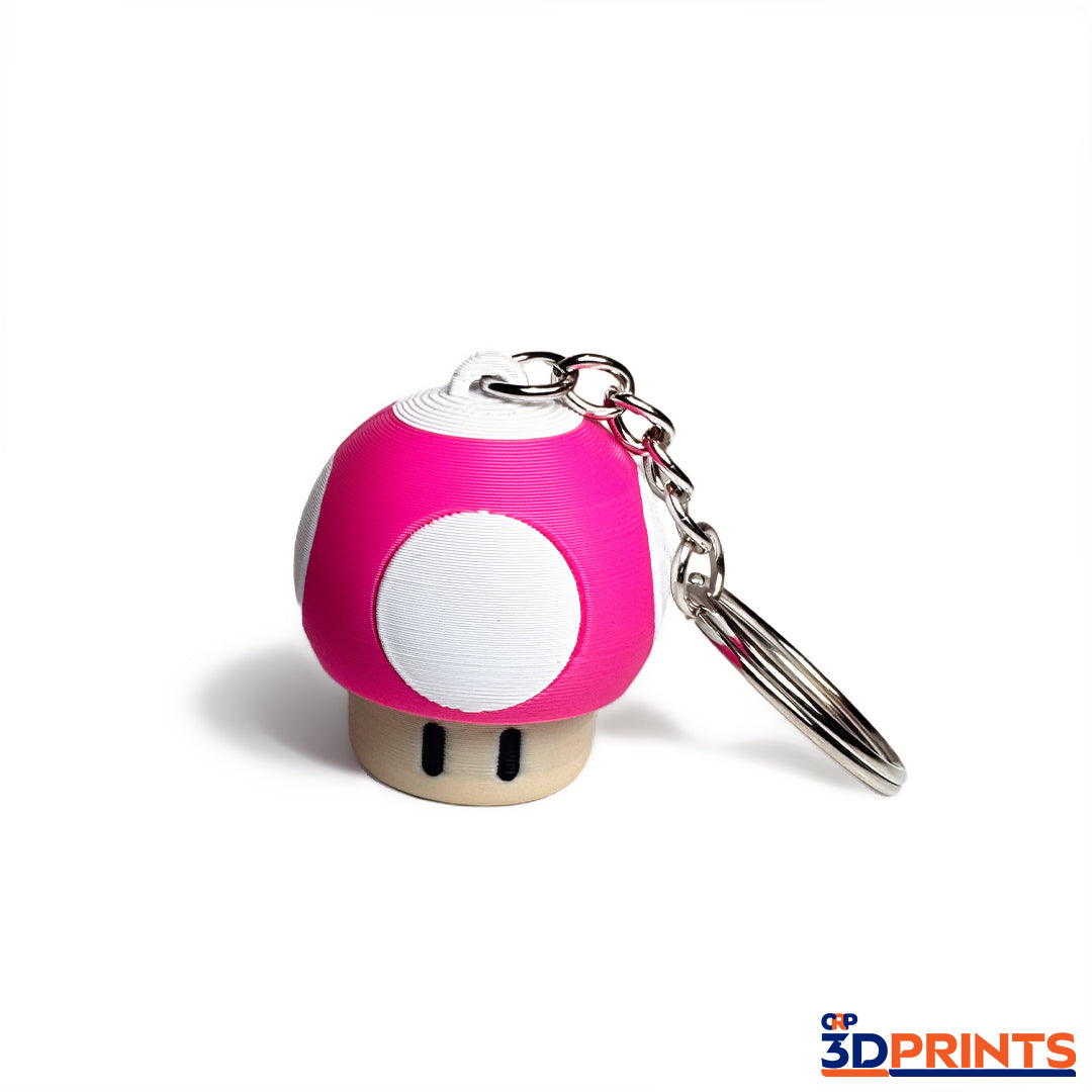Mushroom Fidget Clicker Keyring