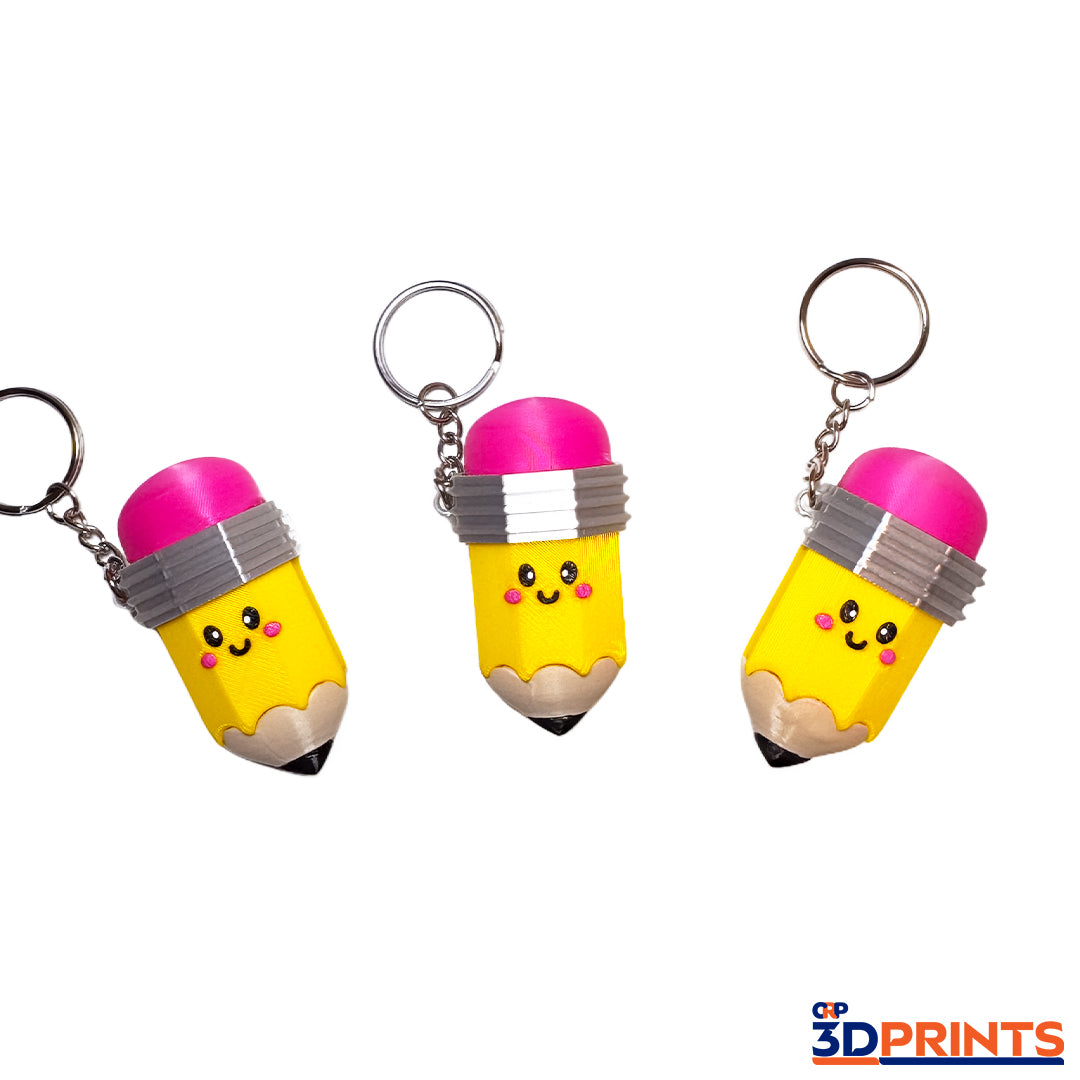 Pencil Fidget Clicker Keyring