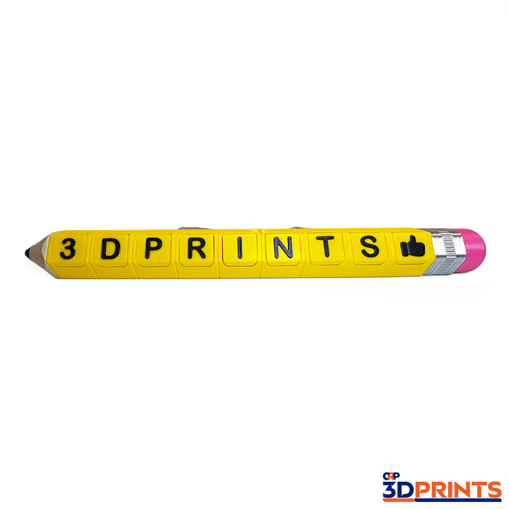 Custom Giant Pencil Fidget Clicker