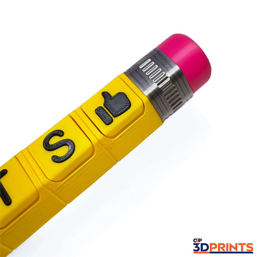 Custom Giant Pencil Fidget Clicker