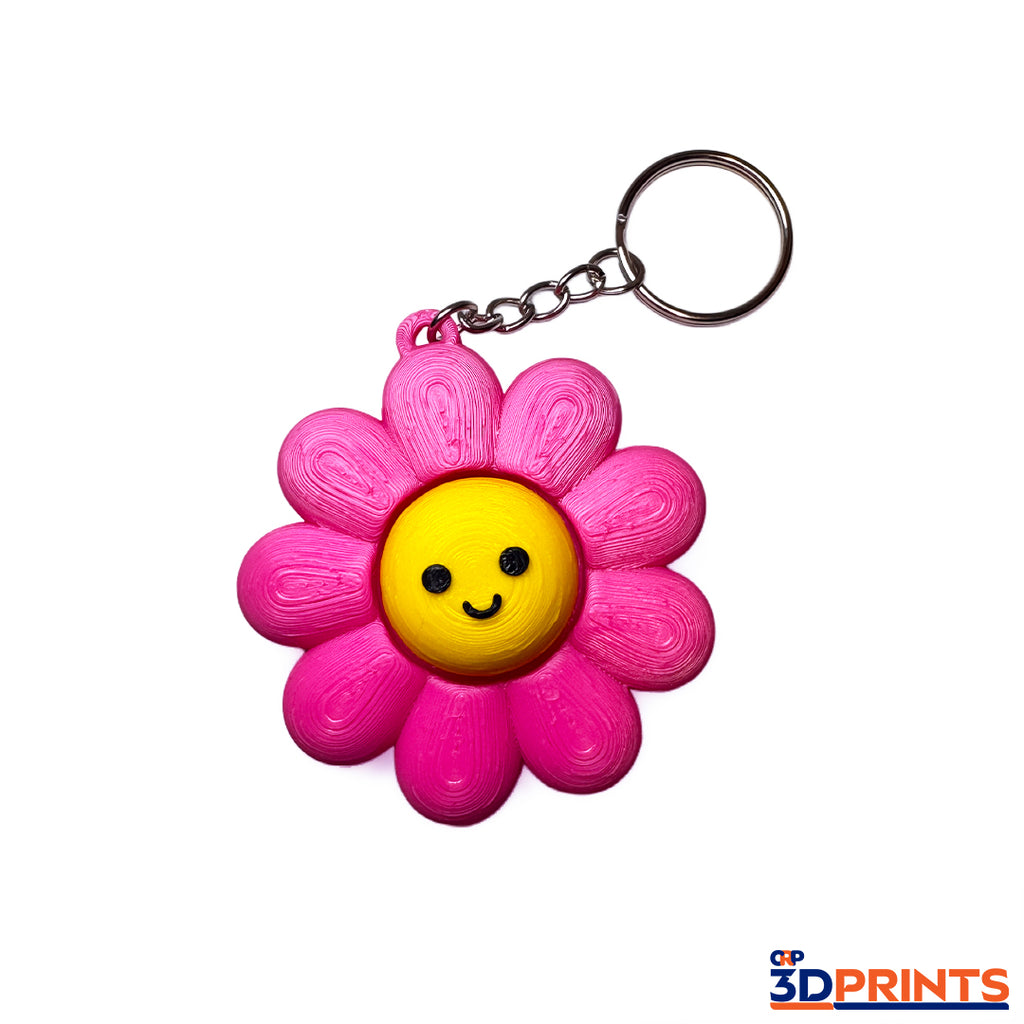 Flower Fidget Clicker Keyring