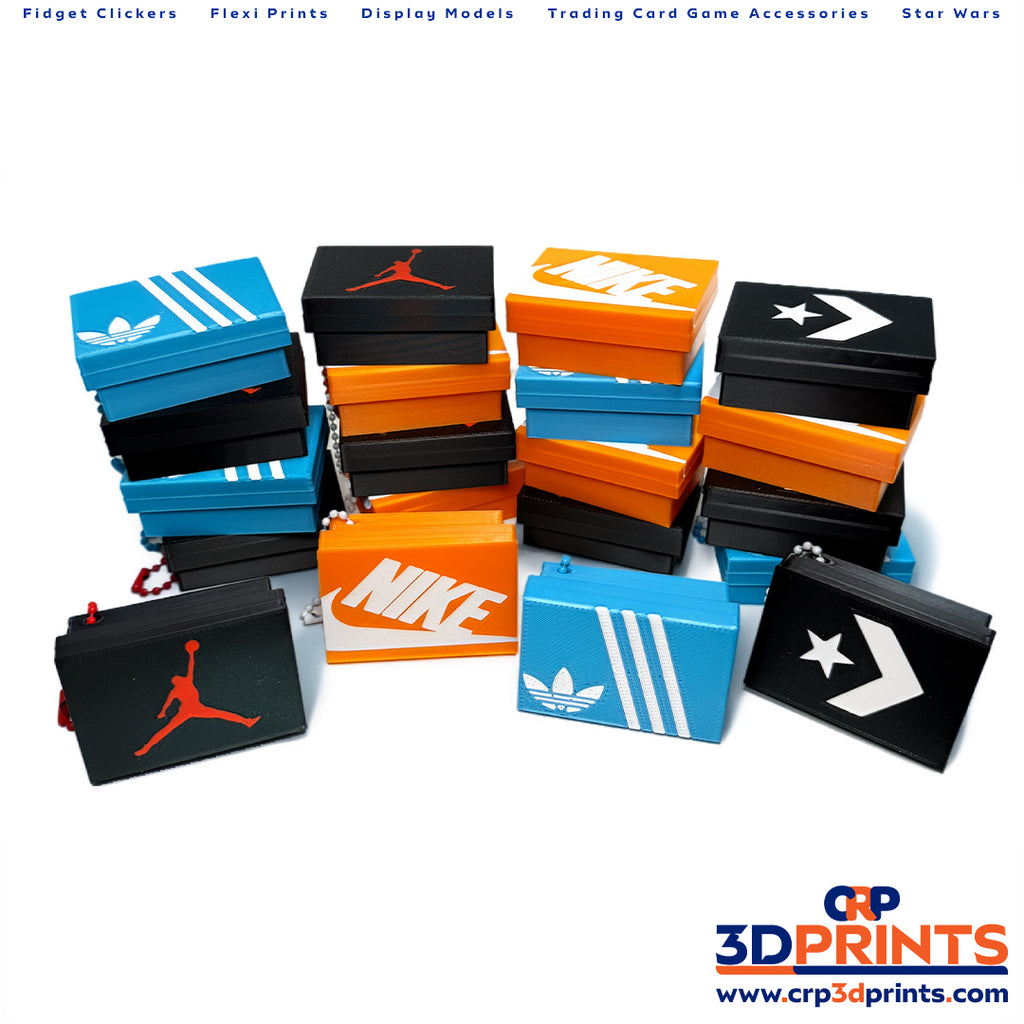 Sneaker Box Fidget Clicker Keyring